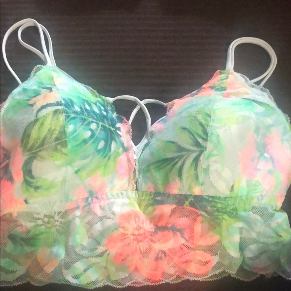 Lace multi-colored bralette